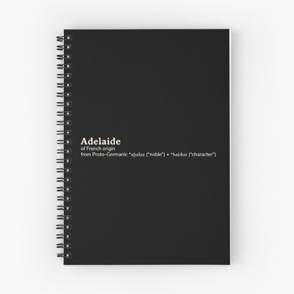 Item preview, Adelaide name etymology designed and sold by YourNameStory.