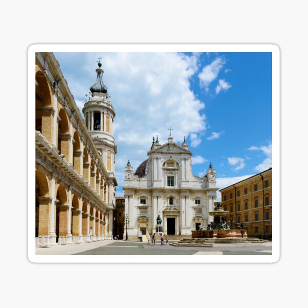 Shrine of Holy House of Loreto Sticker