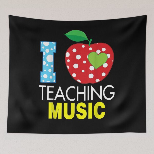 Item preview, I Love Teaching Music Teacher Back To School First Day Of  designed and sold by zpruby.