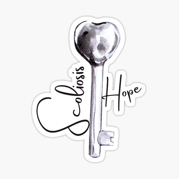 Item preview, Scoliosis Hope Aesthetic Key designed and sold by hopescoliosis.