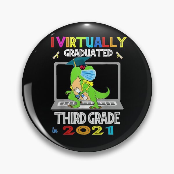Item preview, I Virtually Graduated 3rd Grade Graduation Virtual T Rex  designed and sold by zpruby.