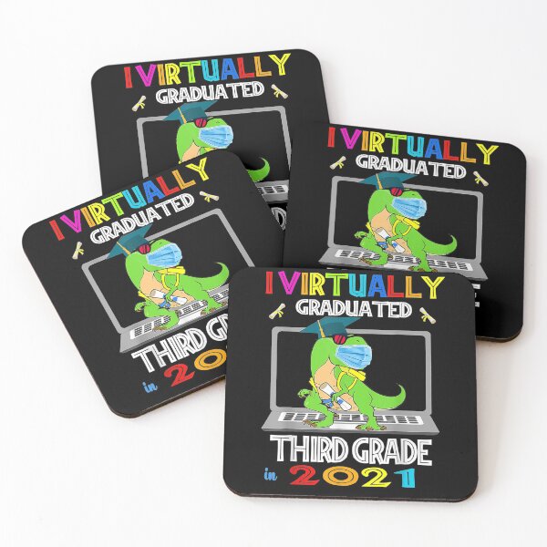 Item preview, I Virtually Graduated 3rd Grade Graduation Virtual T Rex  designed and sold by zpruby.