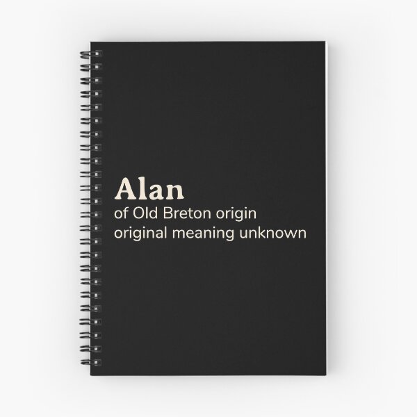 Item preview, Alan name etymology designed and sold by YourNameStory.