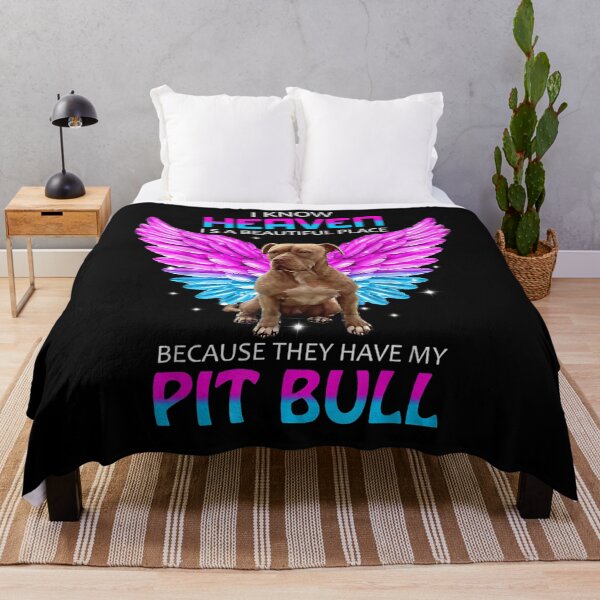 Item preview, I Know Heaven Is Beautiful Place Because They Have Pitbull designed and sold by zpruby.