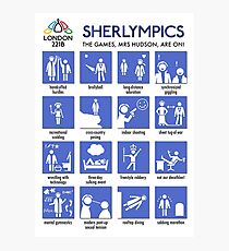 Sherlympics Photographic Print