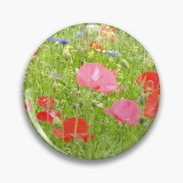 Item preview, Beautiful Blue Cornflowers and Poppies designed and sold by Karen Thomson.
