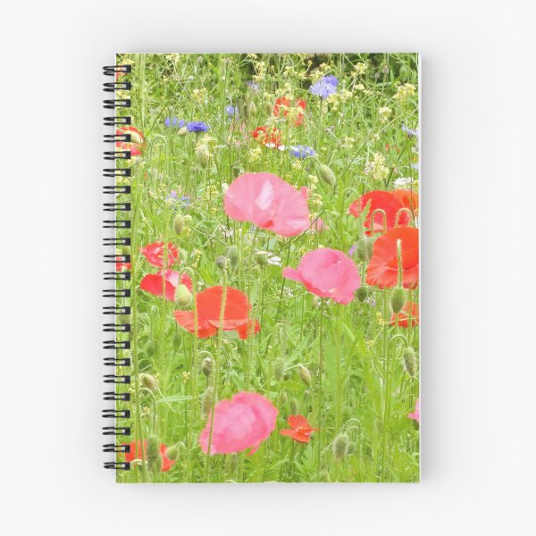 Item preview, Beautiful Blue Cornflowers and Poppies designed and sold by Karen Thomson.