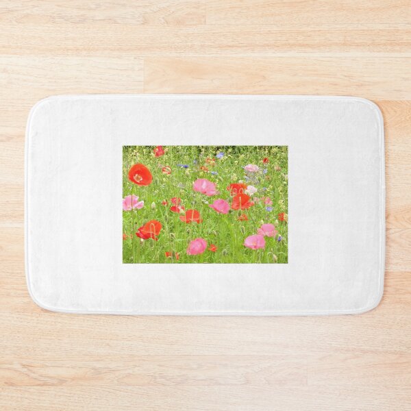 Item preview, Beautiful Blue Cornflowers and Poppies designed and sold by Karen Thomson.