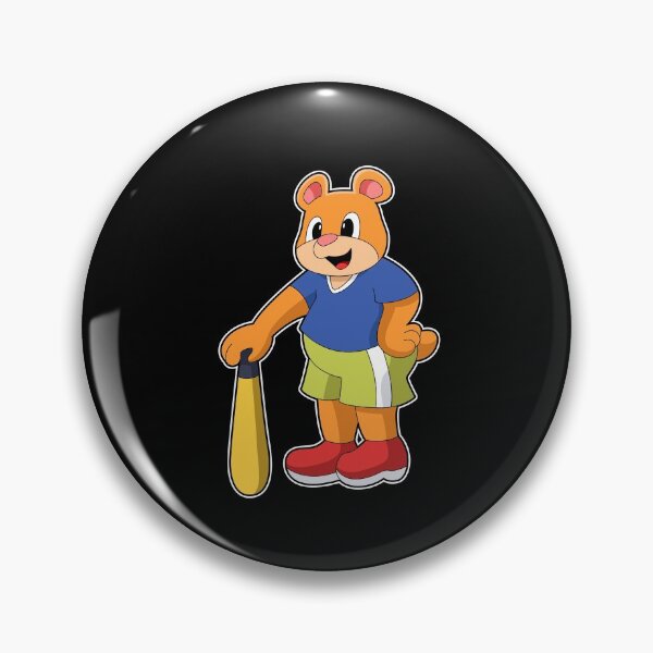 Item preview, Bear at Baseball with Baseball bat designed and sold by Snabdesign84.