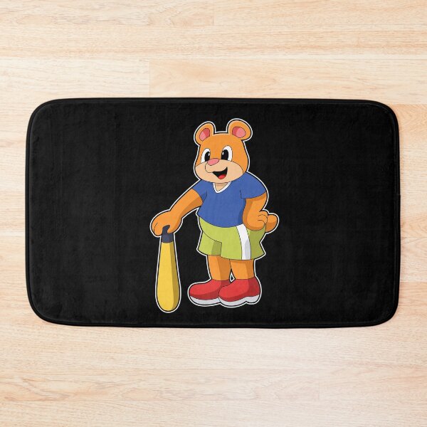 Item preview, Bear at Baseball with Baseball bat designed and sold by Snabdesign84.
