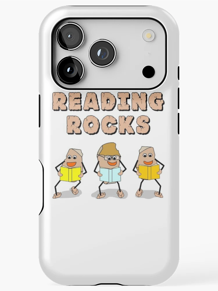 Thumbnail 1 of 4, iPhone Case, Reading Rocks designed and sold by BartholGraphics.