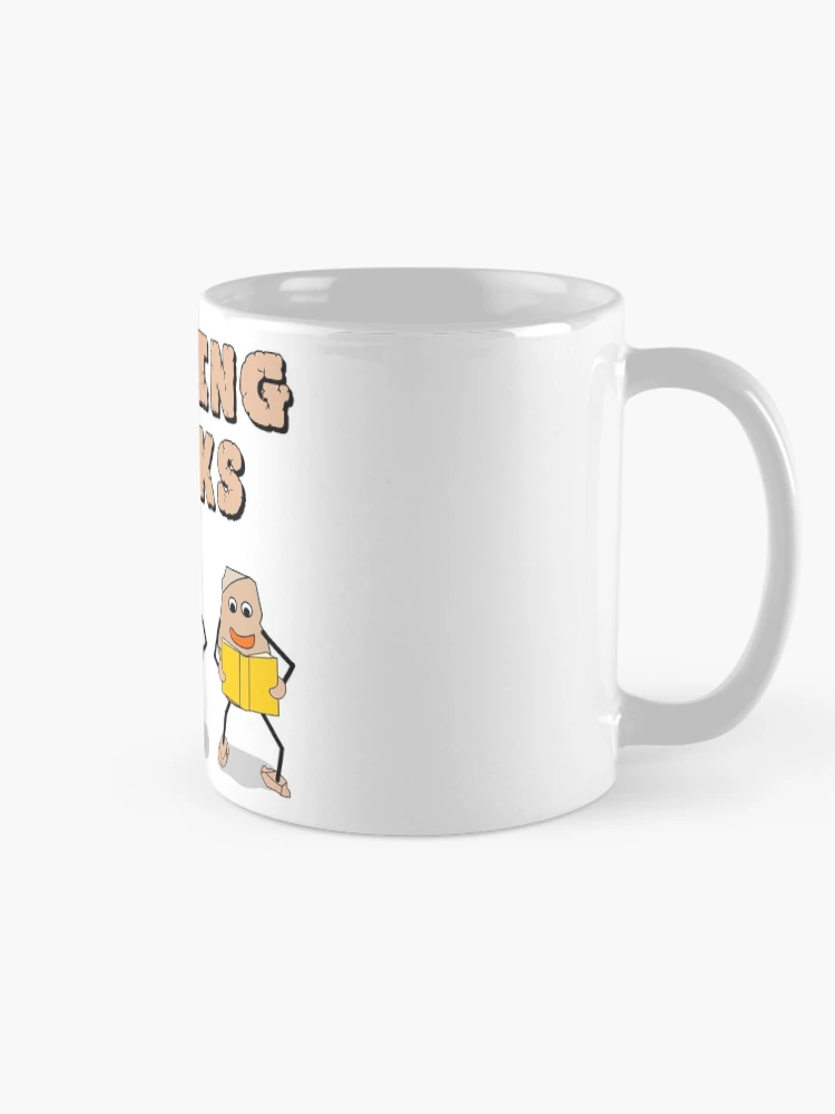 Thumbnail 3 of 6, Coffee Mug, Reading Rocks designed and sold by BartholGraphics.