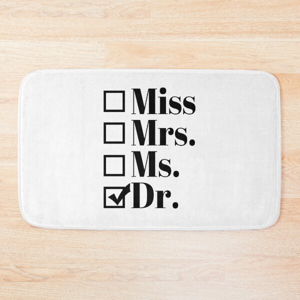 Item preview, Miss Mrs. Ms. Dr. designed and sold by Dutlu.