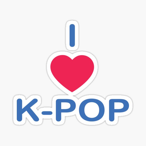 Sticker Kpop Idol Herz Hand Redbubble