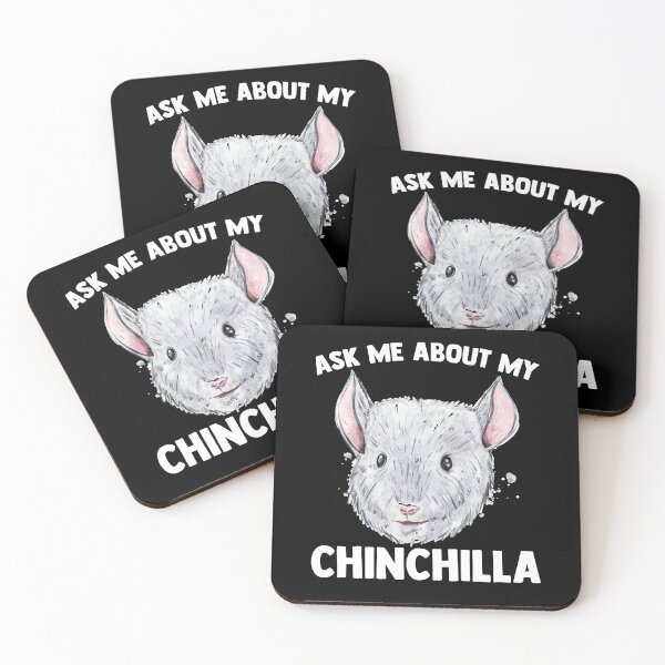 Item preview, Ask Me About My Chinchilla Rodent Pocket Pet Chinchillin designed and sold by Nessshirts.