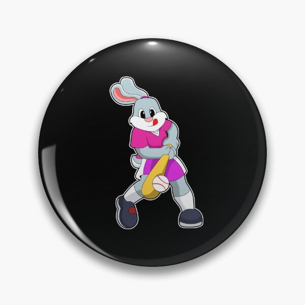 Item preview, Rabbit at Baseball with Baseball bat designed and sold by Snabdesign84.