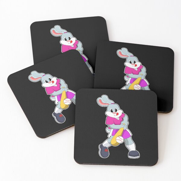 Item preview, Rabbit at Baseball with Baseball bat designed and sold by Snabdesign84.