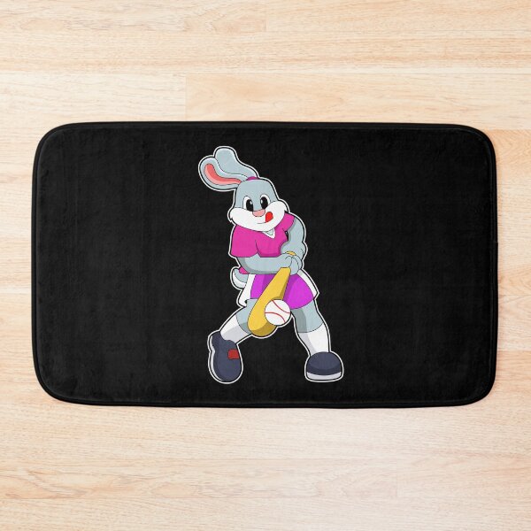 Item preview, Rabbit at Baseball with Baseball bat designed and sold by Snabdesign84.