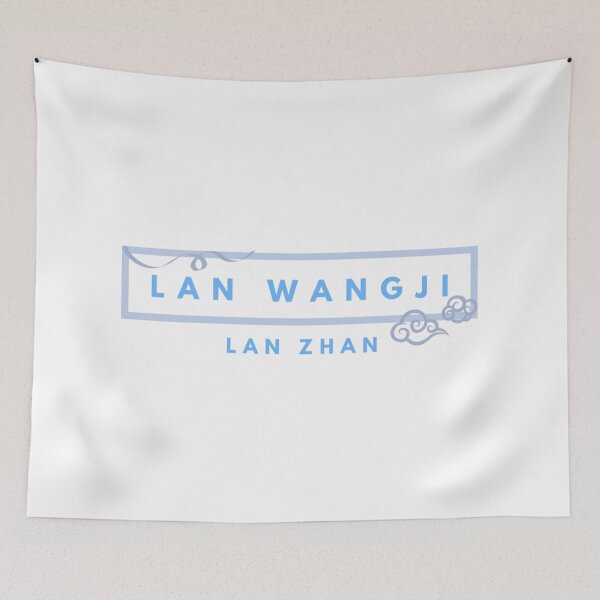 Item preview, Lan Wangji Name Graphic Logo MDZS designed and sold by Klee K.