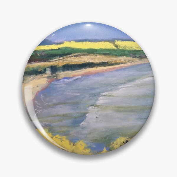 Item preview, Two Yellows - pastel of North East Scotland coast, Aberdeenshire  designed and sold by Carol Ann Taylor.