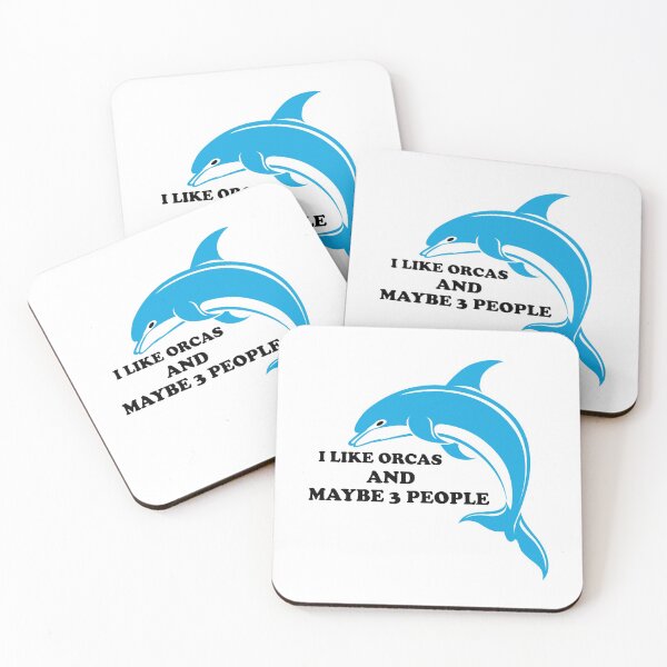 Item preview, I Like Orcas and Maybe 3 People designed and sold by imaneless.