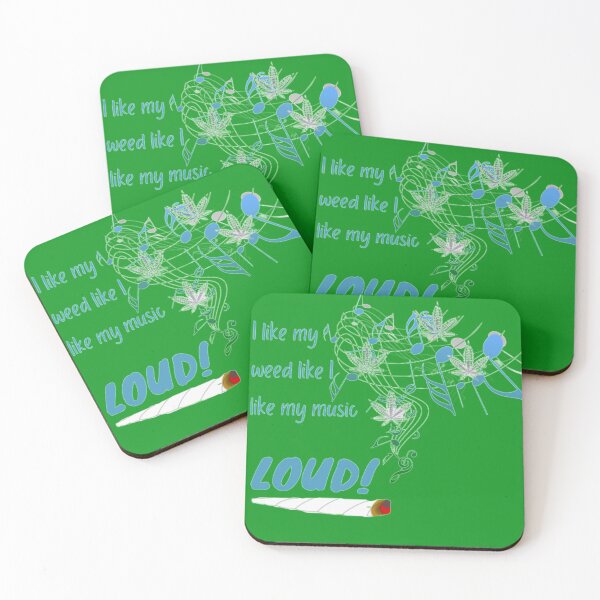 Item preview, I like my weed like i like my music LOUD! designed and sold by EcoGrowr.