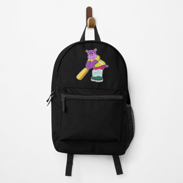 Item preview, Hippo at Cricket with Cricket bat designed and sold by Snabdesign84.