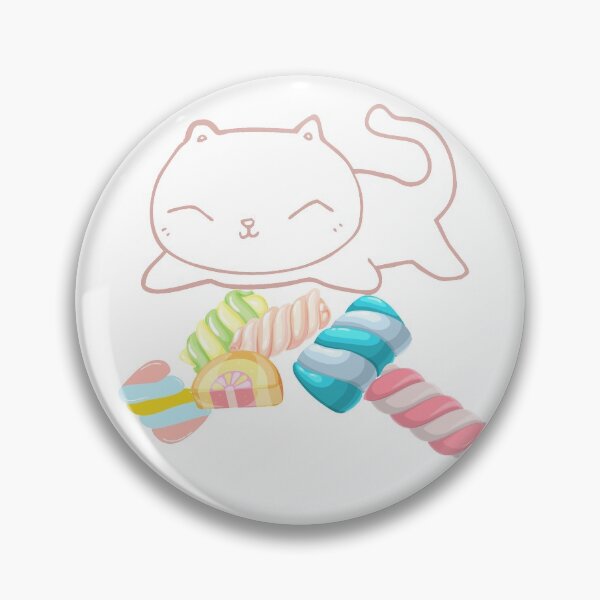 Item preview, Cute kitty cat on Marshmallows designed and sold by SuperKawaiiMoon.