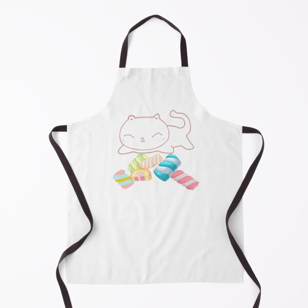 Item preview, Cute kitty cat on Marshmallows designed and sold by SuperKawaiiMoon.