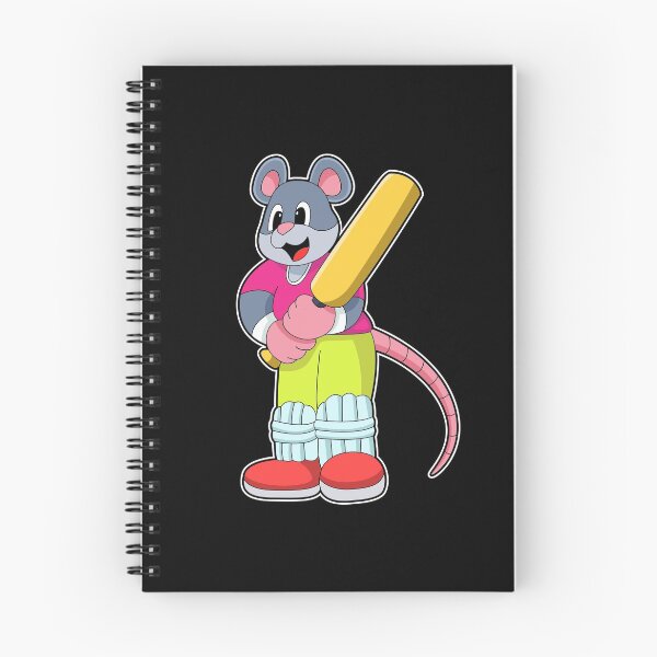 Artikelvorschau, Maus beim Cricket mit Cricketschläger entworfen und verkauft von Snabdesign84.