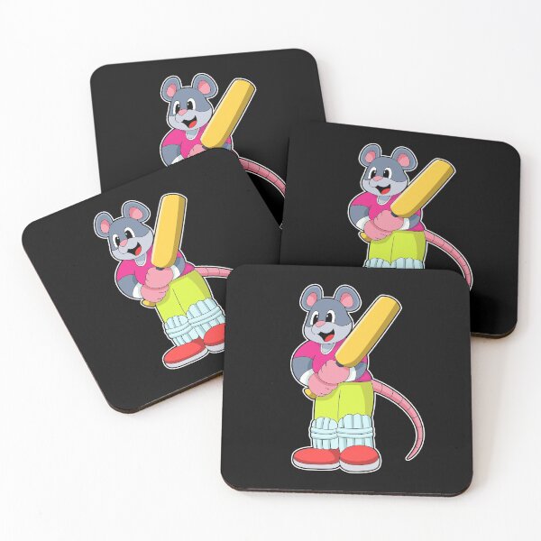 Item preview, Mouse at Cricket with Cricket bat designed and sold by Snabdesign84.