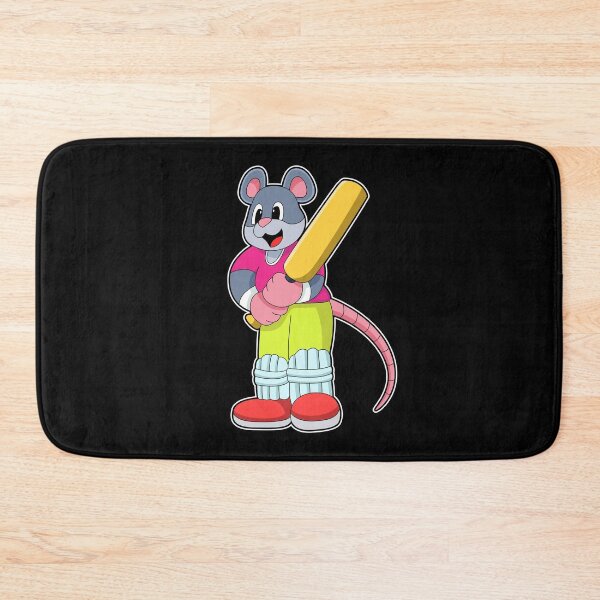 Item preview, Mouse at Cricket with Cricket bat designed and sold by Snabdesign84.