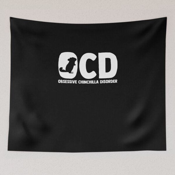 Item preview, OCD Obsessive Chinchilla Disorder Pocket Pet Chinchillin designed and sold by Nessshirts.