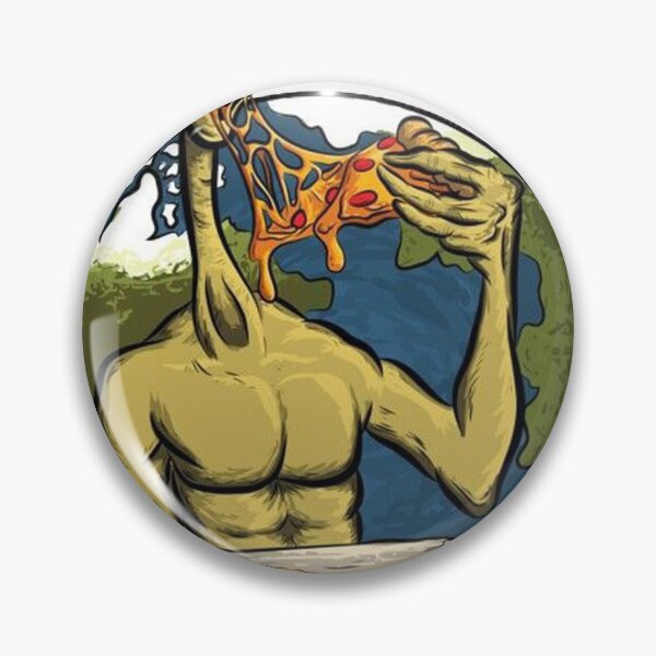 Item preview, Pizza Here Is Out Of This World Alien Eating Pizza Funny Alien Design designed and sold by Sofia Jackson.