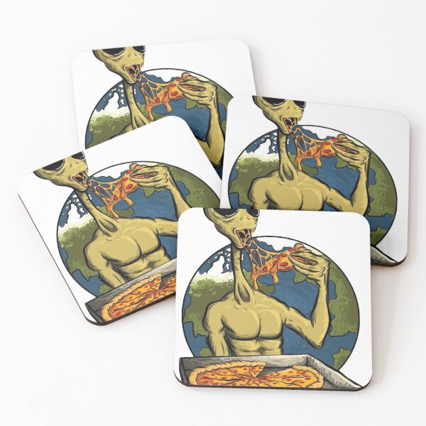 Item preview, Pizza Here Is Out Of This World Alien Eating Pizza Funny Alien Design designed and sold by Sofia Jackson.