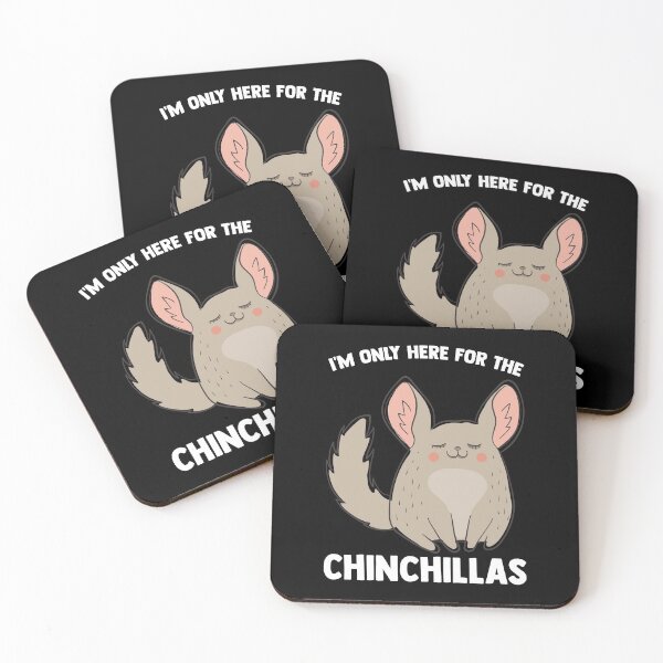 Item preview, I'm Only Here For The Chinchillas Pocket Pet Chinchillin designed and sold by Nessshirts.