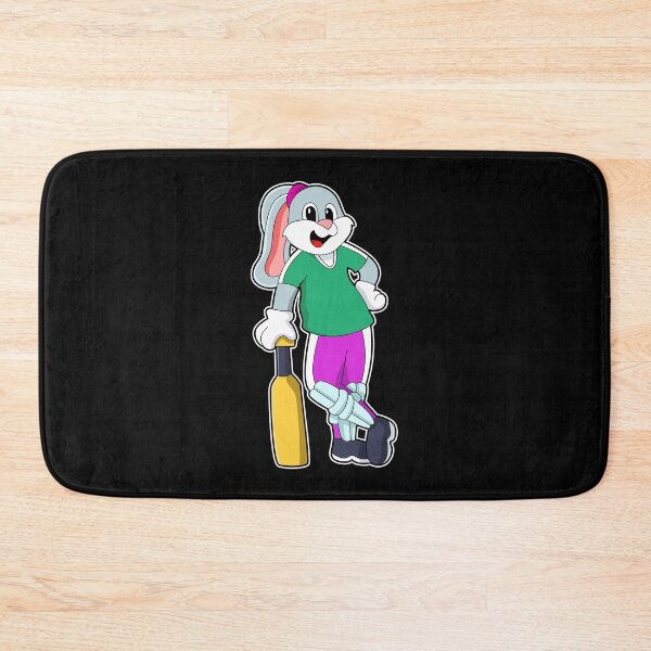 Item preview, Rabbit at Cricket with Cricket bat designed and sold by Snabdesign84.