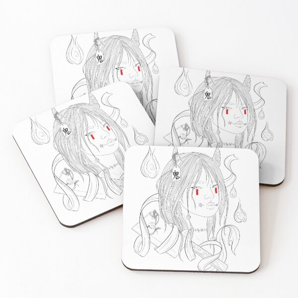 Item preview, Oni Girl (Line Version) designed and sold by ArcadiaR.