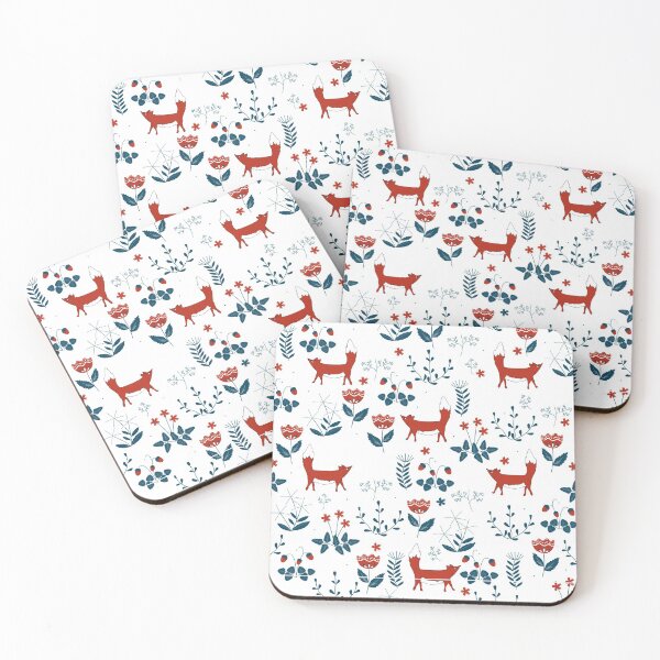 Item preview, Fox Floral Woods Pattern Design designed and sold by Youpattern.