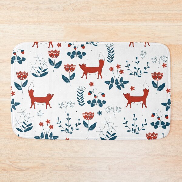 Item preview, Fox Floral Woods Pattern Design designed and sold by Youpattern.