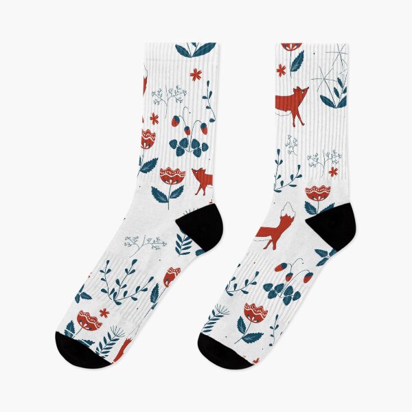 Item preview, Fox Floral Woods Pattern Design designed and sold by Youpattern.