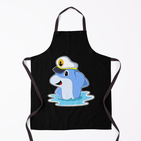 Item preview, Dolphin as Captain with Hat designed and sold by Snabdesign84.