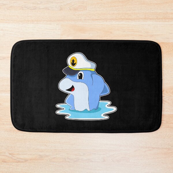 Item preview, Dolphin as Captain with Hat designed and sold by Snabdesign84.