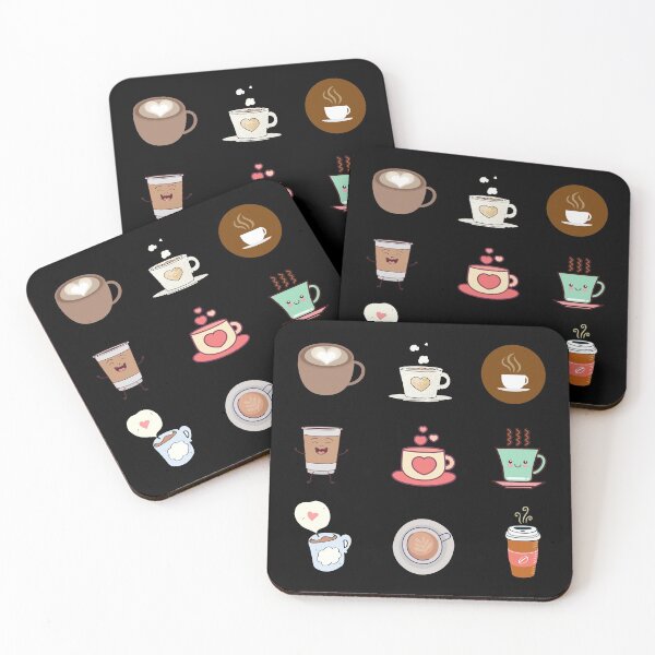Item preview, I Love Coffee - Cute & Funny Sticker Pack designed and sold by ecdato.