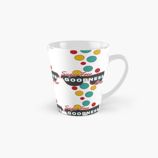 Sugar Free Goodness Crew | Colorful Dot Accessories |Fun | Expressive Tall Mug