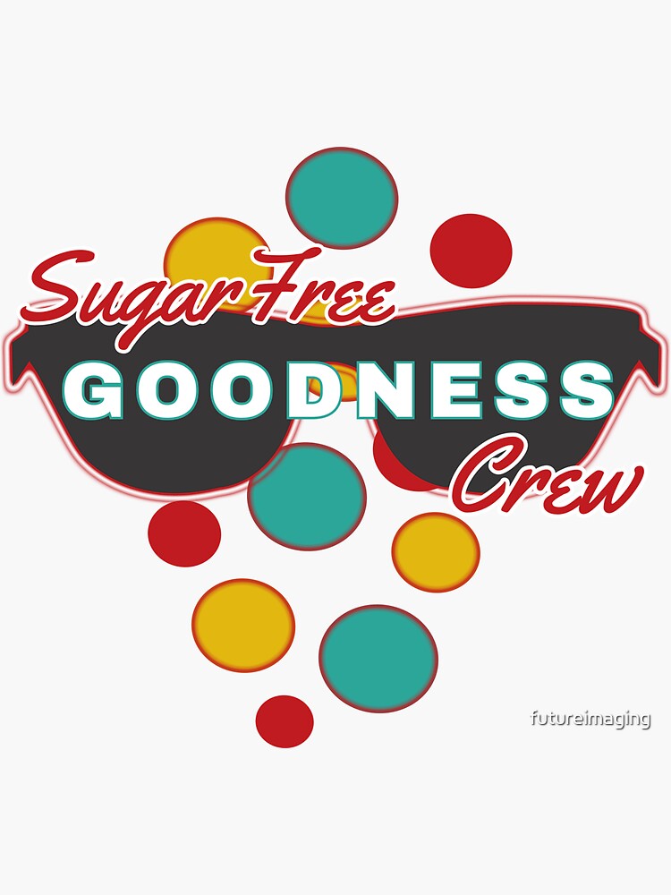 Sugar Free Goodness Crew | Colorful Dot Accessories |Fun | Expressive by futureimaging
