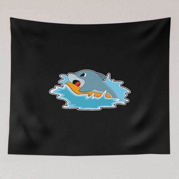 Item preview, Dolphin at Surfing with Surfboard designed and sold by Snabdesign84.