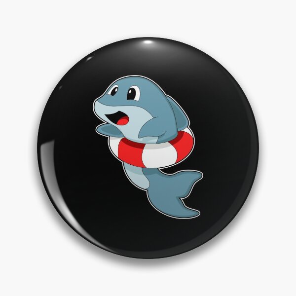 Item preview, Dolphin at Swimming with Swim ring designed and sold by Snabdesign84.
