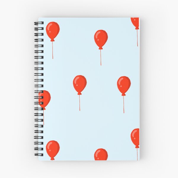 Item preview, Red balloon on blue background designed and sold by Jidapha.