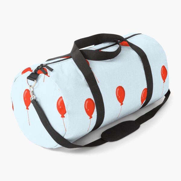 Item preview, Red balloon on blue background designed and sold by Jidapha.